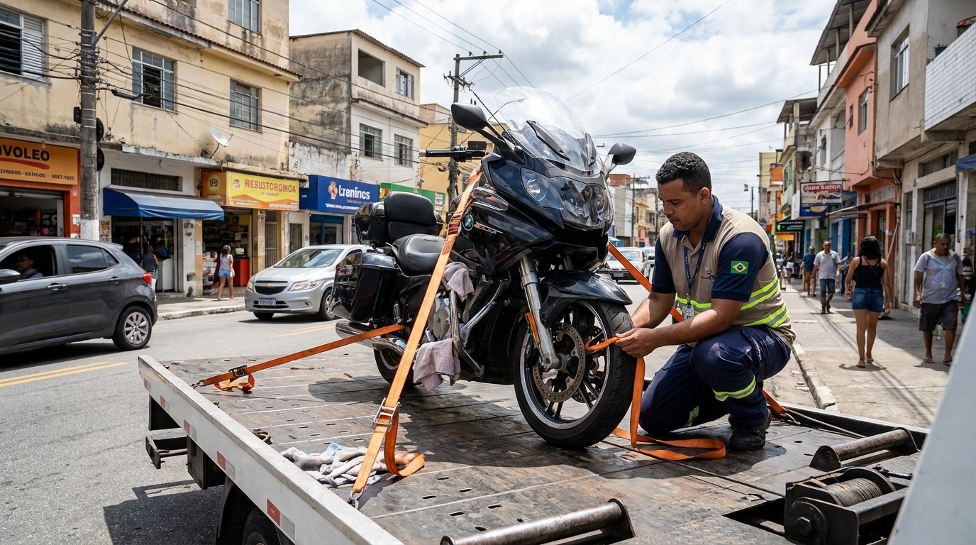 Remoção de Moto em Pane em Duque de Caxias‑RJ